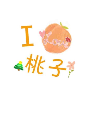 2013年12月同龄圈 我也来秀秀自己做的可爱文字头像秀  最最最爱桃子