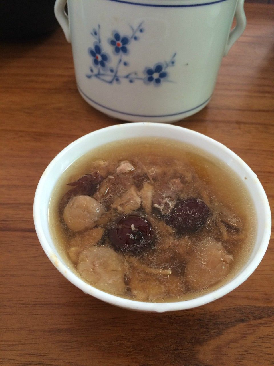 鸡心蒸瘦肉汤