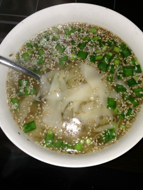 芝麻面叶儿汤,真香!