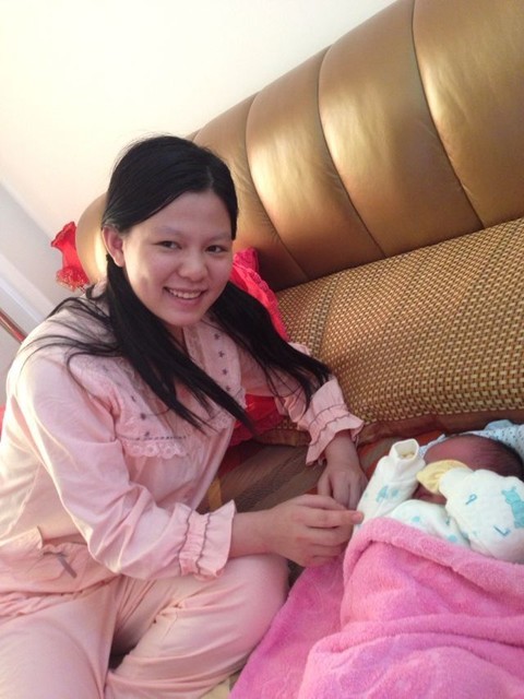 辣妈们晒晒生完宝宝后的照片吧!