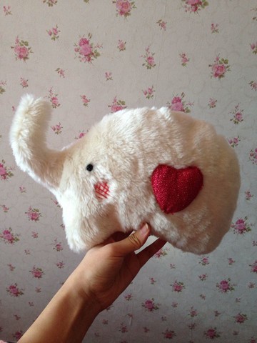 给宝宝做礼物:天鹅绒布偶之——大象(有步骤)