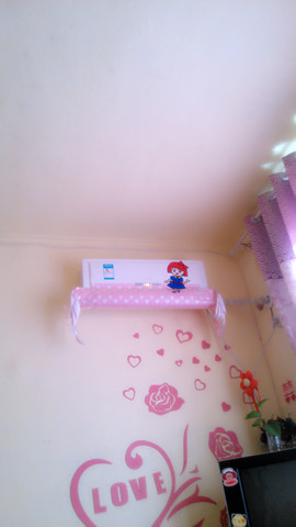 宝爸自制的空调挡风装置,月子开空调不是事