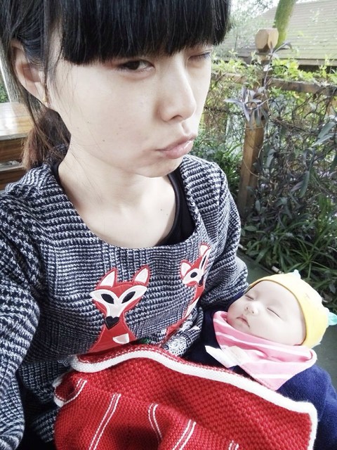 宝妈都晒晒自己的近照和宝宝