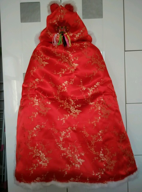 亲手做的宝宝斗篷,谢谢管管,谢谢大家