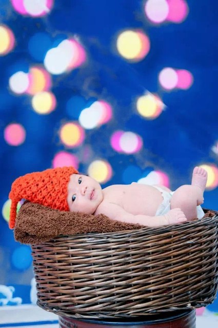 晒宝宝满月照_整一个月的时候拍的_宝宝树