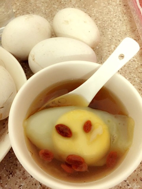 冰糖蒸鹅蛋!
