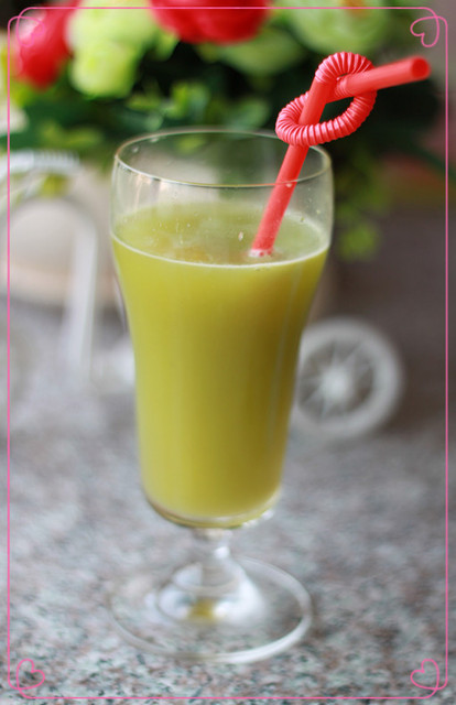 夏日清凉芹菜苹果汁!