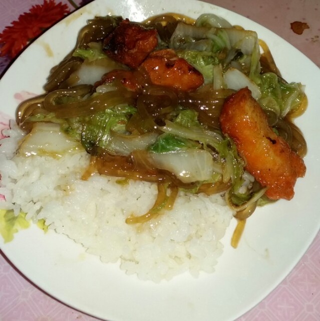 家常菜配米饭里脊
