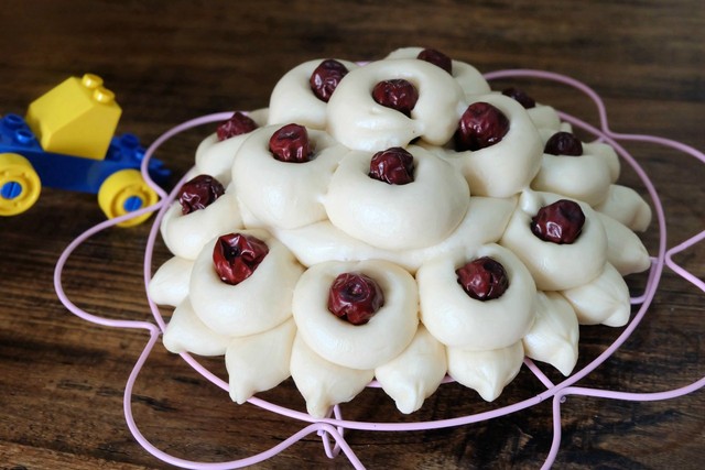 【多妈爱下厨】春节花馍系列之传统枣山馍